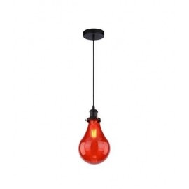 VESTA 266 VISILICA CHIC-PRETO/VM 1*E27 red glass - Img 2