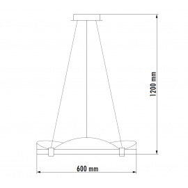 VESTA 620 LUSTER 60W 3000K BRAON/SIVA - Img 4