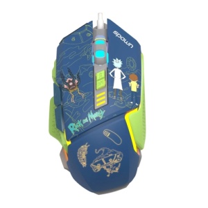 WB Rick and Morty Gaming Mouse 01