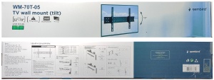 WM-70T-05 ** Gembird tilt VESA max 60x40cm 32-70 max.45kg (614) - Img 1