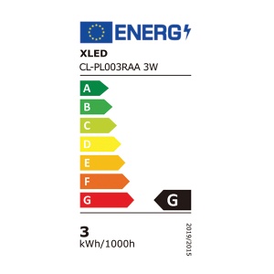 XLED CL-PL003RAA 3W 6400K Ugradni okrugli LED panel,290Lm,Fi82/60x17mm - Img 2