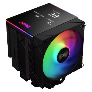 XPG Hladnjak za procesor CPU Maestro Plus 62DA ARGB LCD DIGITAL LGA 1150 1151 1155 1156 1200 1700 1851 AM3 AM4 AM5 by ADATA