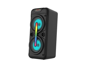 Xwave BT zvučnik DJ 555 20W(2x10W) FM radio/MicroSD/USB/AUX/Mikrofon/LED colorful - Img 2