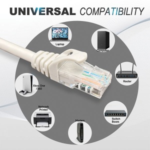 Xwave Kabl CAT6E 25m UTP mrežni patch,lan,25m dužine,Siva - Img 2