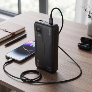 Xwave Power bank eksterna baterija 20000mAh/PD20W+QC3.0 22.5W/3A/2 xUSB/Type-C - Img 2