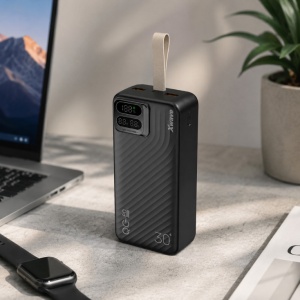 Xwave power bank eksterna baterija 30000mAh/65W/PD3.0/QC3.0/3A/2 xUSB/Type-C - Img 2