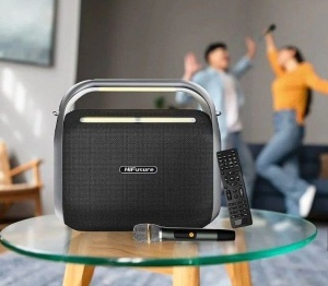 Zvučnici HiFuture MusicBox 300 150W bluetooth + 2 mikrofona, crni - Img 2