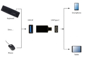 A-USB3-CMAF-01 Gembird USB 3.0 Type-C adapter (CM/AF)
