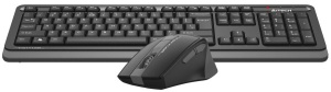 A4-FG1035 A4Tech Fstyler Bezicna tastatura YU-LAYOUT + bezicni mis USB, Grey