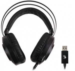 A4-G521 A4Tech Bloody gejmerske slusalice sa mikrofonom, 7.1 SURROUND, 50mm/16ohm, color LED, USB - Img 1