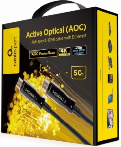 CCBP-HDMI-AOC-50M-02 Gembird Active Optical (AOC) High speed HDMI cable with Ethernet Premium 50m - Img 2