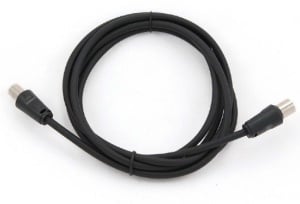 CCV-515 Gembird Koaksialni kabl sa konektorima TV plug to TV socket 1.8 meter antenski
