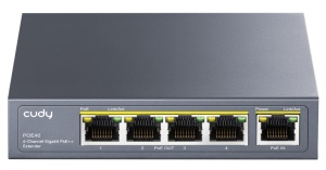 Cudy POE40 60W/30W Gigabit POE+ Extender, 802.3af/802.3at Standard, Data Power 100 Meters, Metal - Img 2