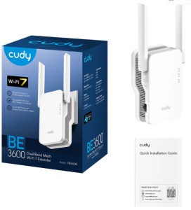 Cudy RE3600, BE3600 Mesh Wi-Fi 7 Range Extender,2882 Mbps + 688 Mbps Wi-Fi - Img 3