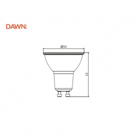 DAWN LED SIJALICA DIM GU10 7W 4000K 560lm 36° - Img 3