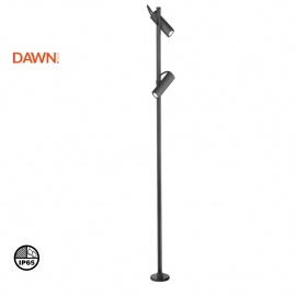 DAWN LED SVETILJKA 0225-2 STUBNA 12W 3000K IP65 SIVA - Img 4