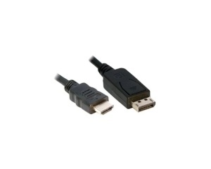 E-GREEN Kabl DisplayPort 1.4 (M) - HDMI 2.0 (M) 1.8m crni