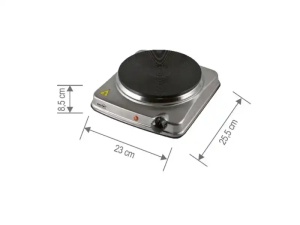 Električni rešo Home HG R03SS/snaga 1500W/sivi - Img 3