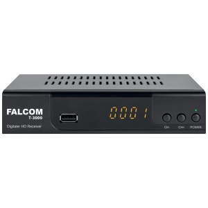 Falcom Prijemnik zemaljski, DVB-T/T2/C, HEVC, HDMI, USB - T-3000 - Img 1