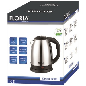 Floria Kuvalo za vodu, zapremina 1.8 l, 1800 W, INOX - ZLN2768 - Img 2