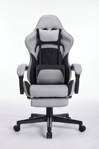 Gaming stolica ePlayGame HC-4095 BG platno/sivo crna - Img 4