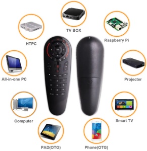 GMB-G30S AIR MOUSE Wireless Keyboard - Voice Universal Remote Control Gyro for Android tv box PC - Img 1