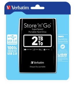 HDD E2.5" Verbatim 2TB USB 3.0 Store'n'Go 53177, Black - Img 4