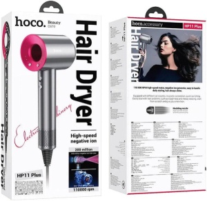 hoco.HP11 Plus Rose Red Fen za kosu sa negativnim jonima, 1600W - Img 2