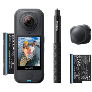 Insta360 kamera X4 Air + Starter Bundle (dodatna baterija, selfi štap i poklopac objektiva)