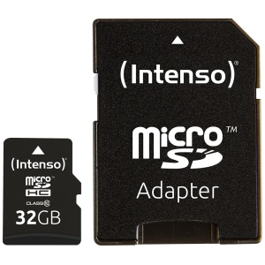 (Intenso) Micro SD Kartica 32GB Class 10 (SDHC & SDXC) sa adapterom - SDHCmicro+ad-32GB/Class10 - Img 2