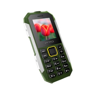 IPRO Shark II green Feature mobilni telefon 2G/GSM/DualSIM/IP67/2500mAh/32MB/Srpski - Img 3