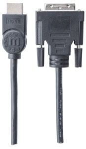 Kabl Manhattan 372503 HDMI/M - DVI-D/M 24+1/1,8m - Img 2