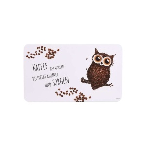 KESPER KSP32369 DEKORATIVNI PODMETAČ ZA DORUČAK MELAMIN 23,5X14CM COFFEE OWL - Img 2