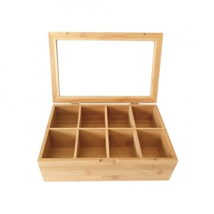 KINGHOFF KH1696 KUTIJA ZA ČAJ OD BAMBUSA 30X19.9X9.5CM - Img 1