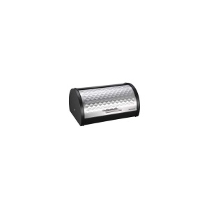KLAUSBERG KB7454 KUTIJA ZA HLEB ČELIK SREBRNO CRNA 38 x 28 x 18,5 CM - Img 1
