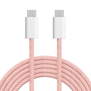 KRUGER&MATZ USB-C na USB-C kabl za brzo punjenje i prenos podataka, 60W, dužina 1,5 m, boja roza, model KM1271-1,5P - Img 2