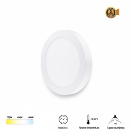LED plafonjera 12W, promenljiva boja svetla - Img 5