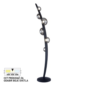 LED podna lampa FK2015-15F BK