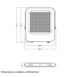 LED REFLEKTOR IK03 150 W 6500K - Img 3