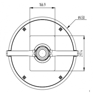 LED ULICNA SVETILJKA GD-08 60W 4000K 7800lm IP65 - Img 2