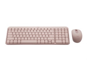 LOGITECH_ MK251 Wireless Bluetooth tastatura + miš roze