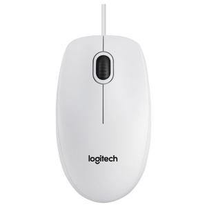 LOGITECH Opticki mis zicani beli 800dpi B100 - Img 3