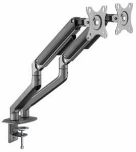 MA-DA2-05 Gembird Podesivi dupli stoni drzac za monitor, tilt, 17-32 max.9kg FO - Img 1