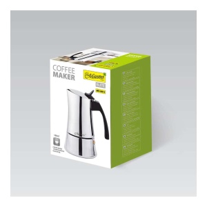 MAESTRO MR1668-2 DŽEZVA ZA ESPRESSO KAFU 2 ŠOLJICE 100ML ČELIK - Img 3