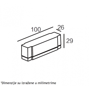 MAGNETIC SLIM SKRIVAC KABLA CRNI (26-CXH)