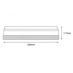 MAGNETIC SVETILJKA LED24-20W 3000K 30° 48V DC - Img 3