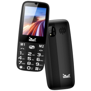 MeanIT Mobilni telefon, 2,4" ekran, Dual SIM, BT, SOS dugme - SENIOR 15, Crni - Img 2