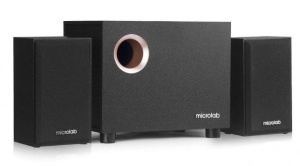 Microlab M105 Aktivni drveni zvucnici 2.1 10W RMS (5W+2x2,5W) 3,5mm - Img 2