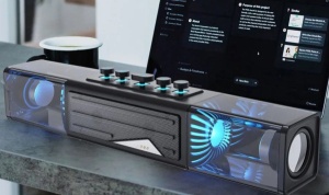Microlab MS213C Bluetooth speaker soundbar 2x15W, USB, SD, AUX, LED/black - Img 3