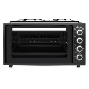 Mini šporet LINEA LMO45-0611 3100W 3 ringle crna